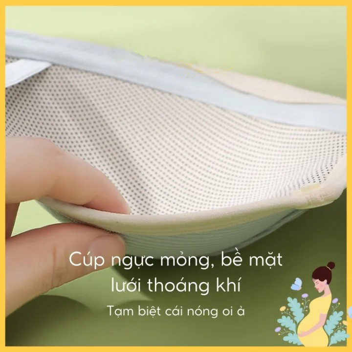 Áo bra cho con bú Cotton nâng ngực